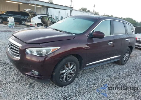 2013 Infiniti Jx35 z USA, uszkodzony, nr VIN 5N1AL0MM0DC313025